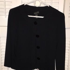 Cute little black knit jacket